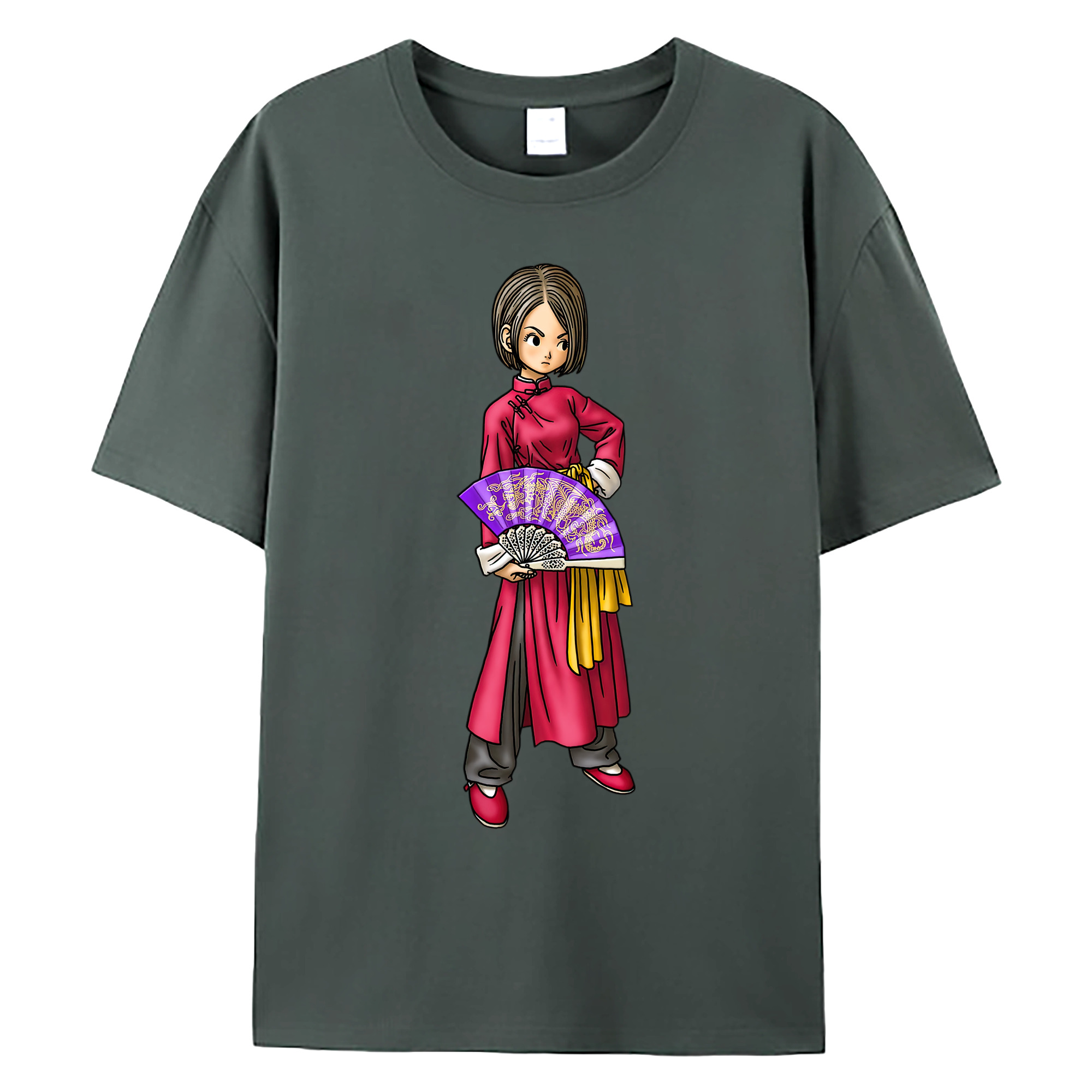 （画像用） ドラゴンクエスト Doragon Kuesuto Dragon Quest 綿100％ メンズ半袖Tシャツ｜肌触りやわらか＆通気性